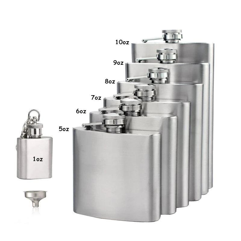 Stainless Steel Hip Flask - SLEVATI