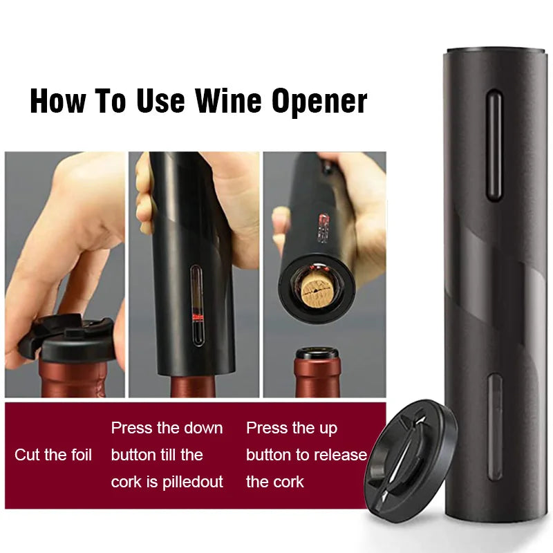 Automatic Wine Opener (USB & Battery) - SLEVATI